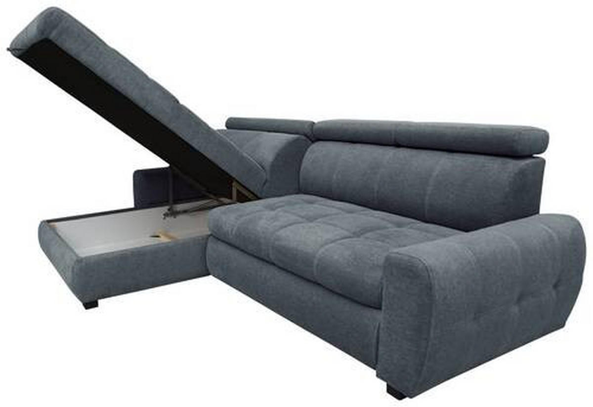 COLTAR EXTENSIBIL textil albastru închis  - alb/albastru închis, Design, plastic/textil (276/173cm) - Stylife