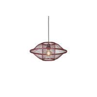 HÄNGELEUCHTE Good & Mojo 52/25 cm   - Rotbraun, Basics, Holz (52/25cm) - Good & Mojo