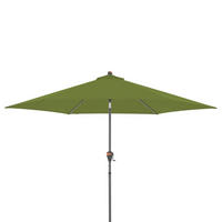 SONNENSCHIRM 305 cm  - Anthrazit/Grün, Basics, Textil/Metall (305/305cm) - Doppler