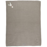 HEBKÁ DEKA - hnedá, Basics, textil (80/100cm) - Avelia