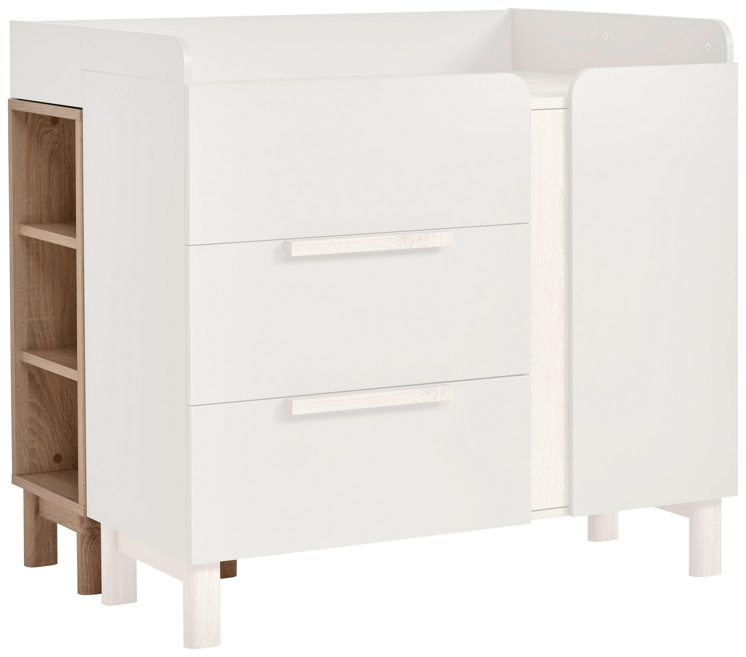 UNTERSTELLREGAL Nomi Sonoma Eiche  - Eichefarben/Sonoma Eiche, Trend, Holz/Holzwerkstoff (35/88/33cm) - Jimmylee
