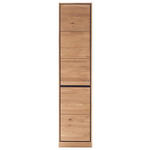 AKTENSCHRANK Asteiche Eiche Bianco  - Eiche Bianco, KONVENTIONELL, Holz/Holzwerkstoff (45/198/40cm) - Linea Natura