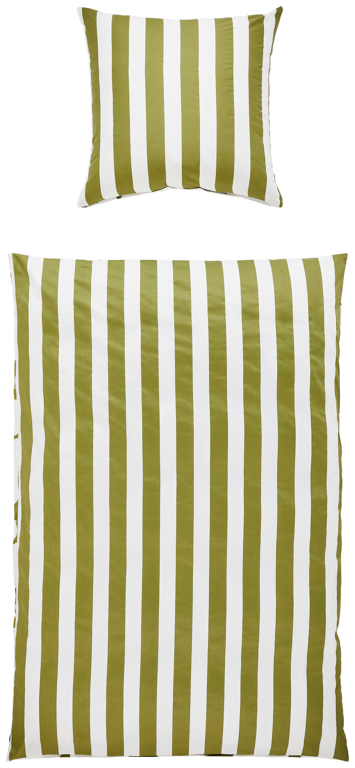 WENDEBETTWÄSCHE FAIRY Satin 135/200 cm  - Weiß/Grün, Trend, Textil (135/200cm) - Tom Tailor