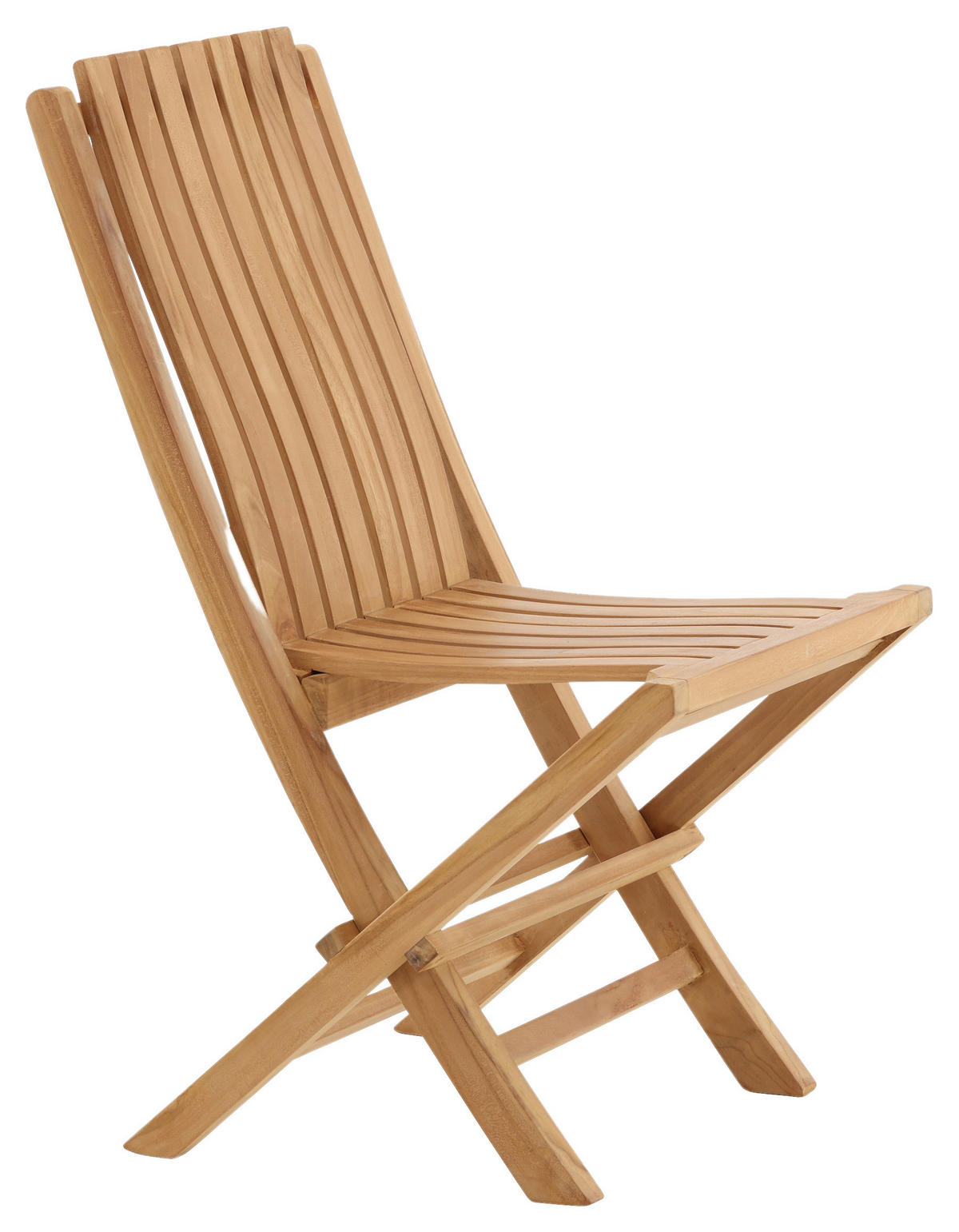 GARTENKLAPPSESSEL in Holz Teakfarben  - Teakfarben, KONVENTIONELL, Holz (43/98/47cm) - Gardenson