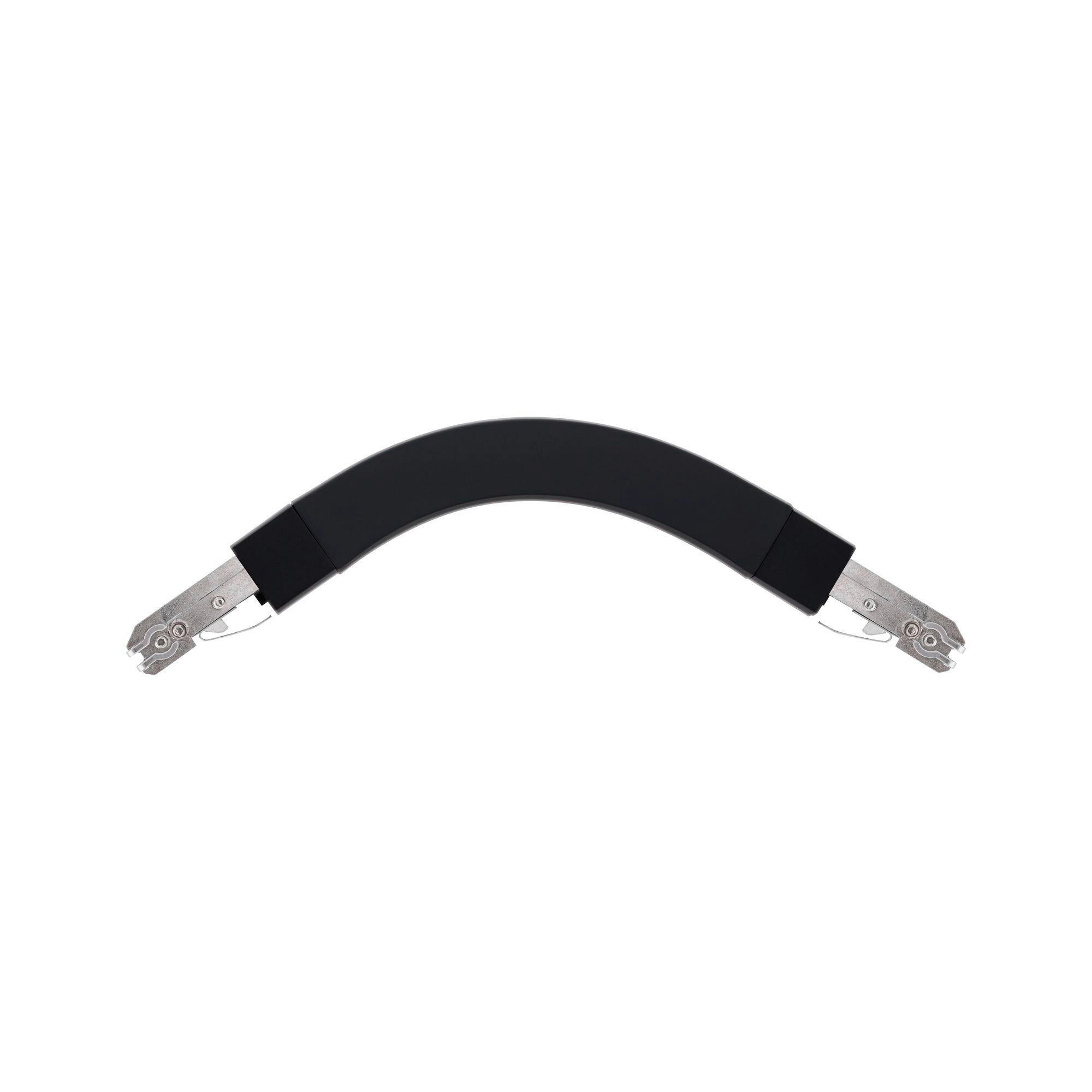 SCHIENENSYSTEM-VERBINDER Urail 22,7/1,8/1,8 cm  - Schwarz, Design, Kunststoff (22,7/1,8/1,8cm) - Paulmann