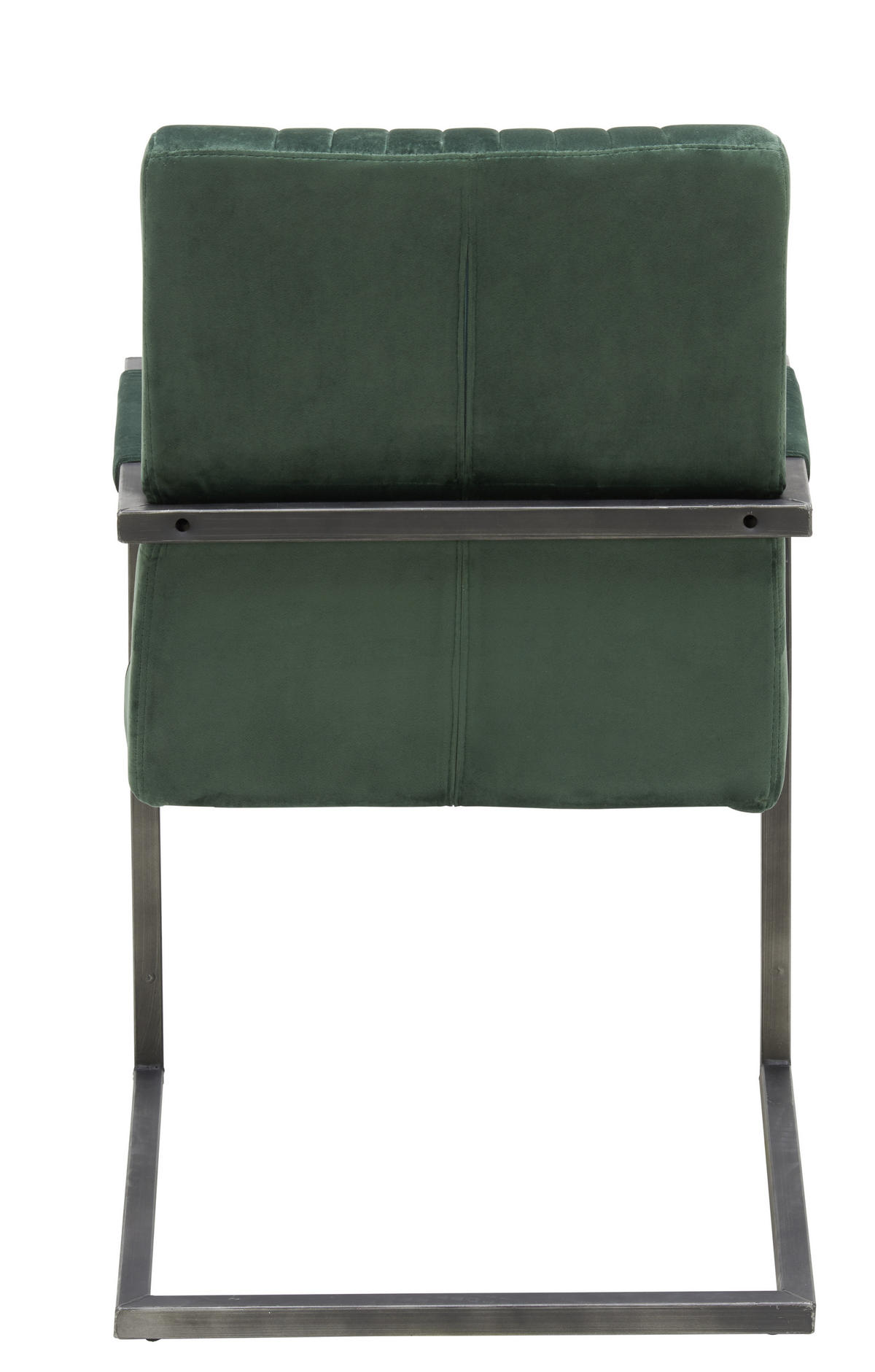 ŽIDLE S PODRUČKAMI, železo, samet, zelená, černá - černá/zelená, Trend, kov/textil (54/91/63cm) - Ambia Home