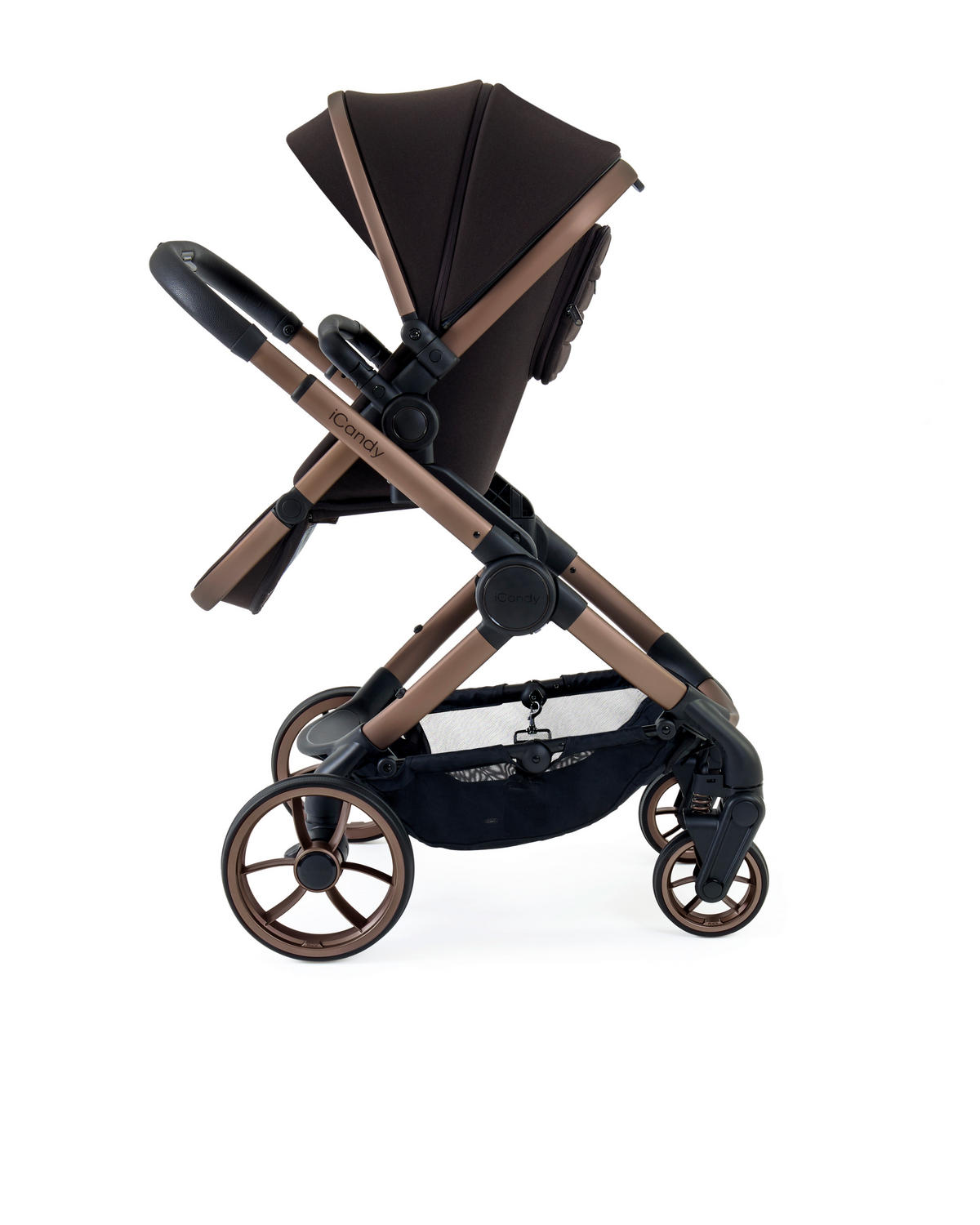 DEČJA KOLICA  Peach 7  - braon, Osnovno, metal (105cm) - ICANDY