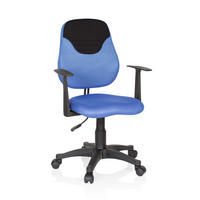 OTOČNÁ ŽIDLE PRO MLÁDEŽ, modrá, černá - modrá/černá, Basics, plast (56/89-99/50cm) - MID.YOU