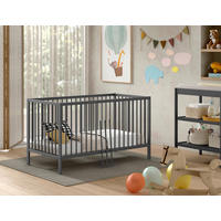 KINDER-/JUNIORBETT 70/140 cm  in Anthrazit  - Anthrazit, MODERN, Holz (70/140cm) - MID.YOU
