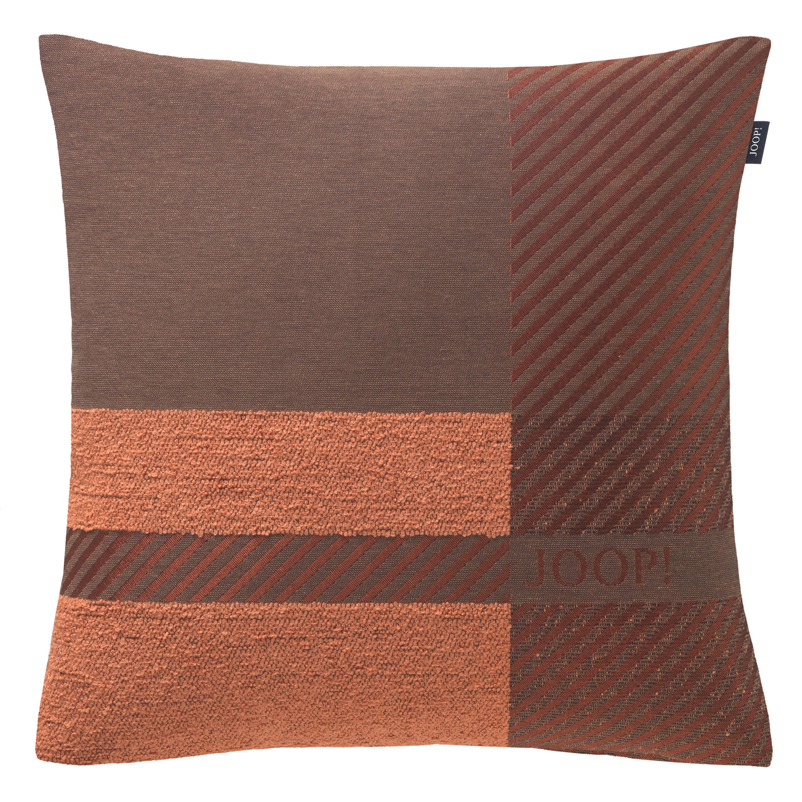 KISSENHÜLLE J!Modern 40/40 cm  - Rotbraun/Braun, Basics, Textil (40/40cm) - Joop!