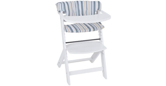 HOCHSTUHLEINLAGE LUNCH  - Beige/Weiß, Basics, Textil (25/50cm) - My Baby Lou