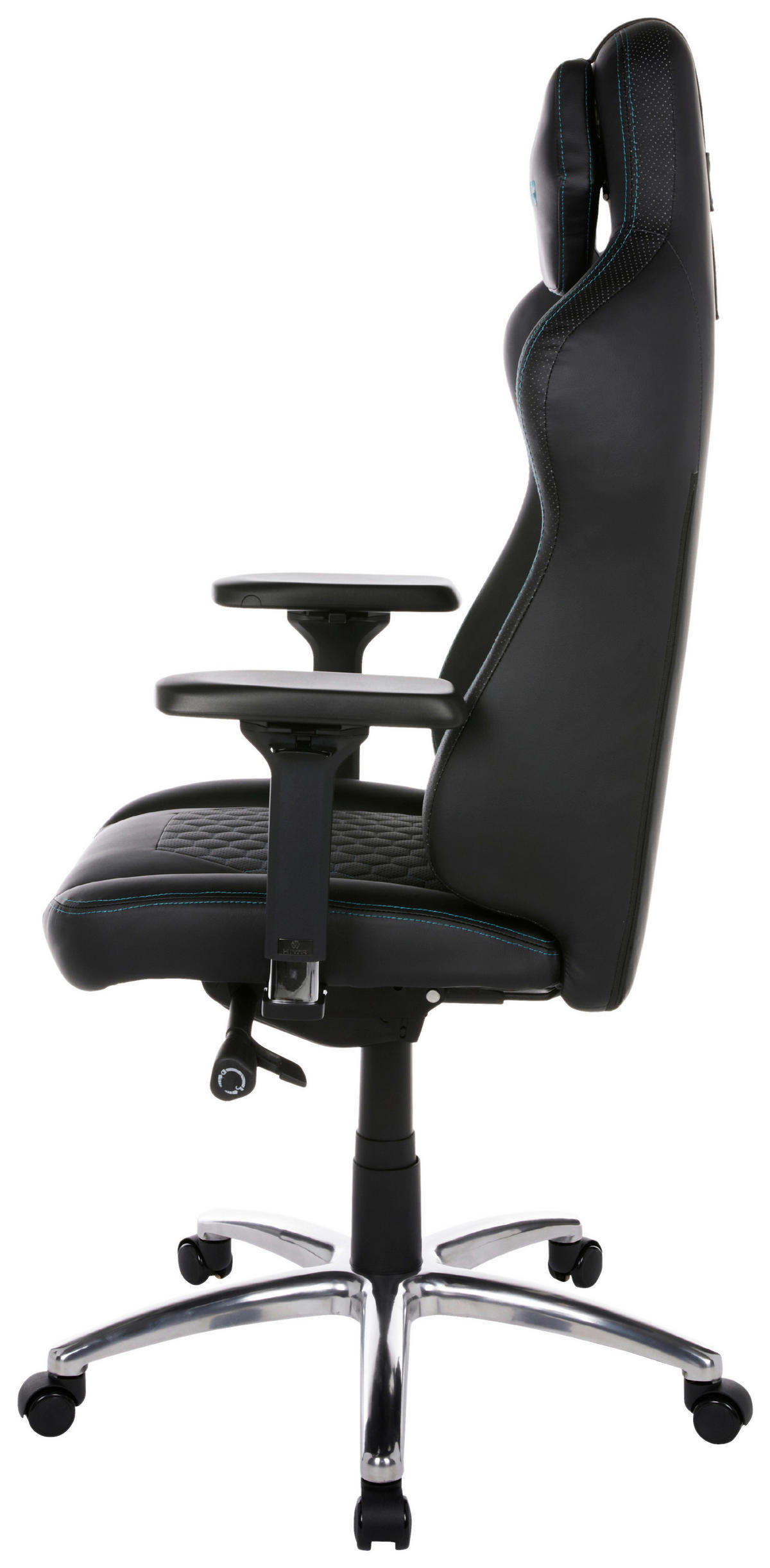 ORBICAL Onyx Silver Schwarz, Silberfarben, Türkis Metall, Textil   - Türkis/Silberfarben, LIFESTYLE, Textil/Metall (79/142/77cm) - HIVAR