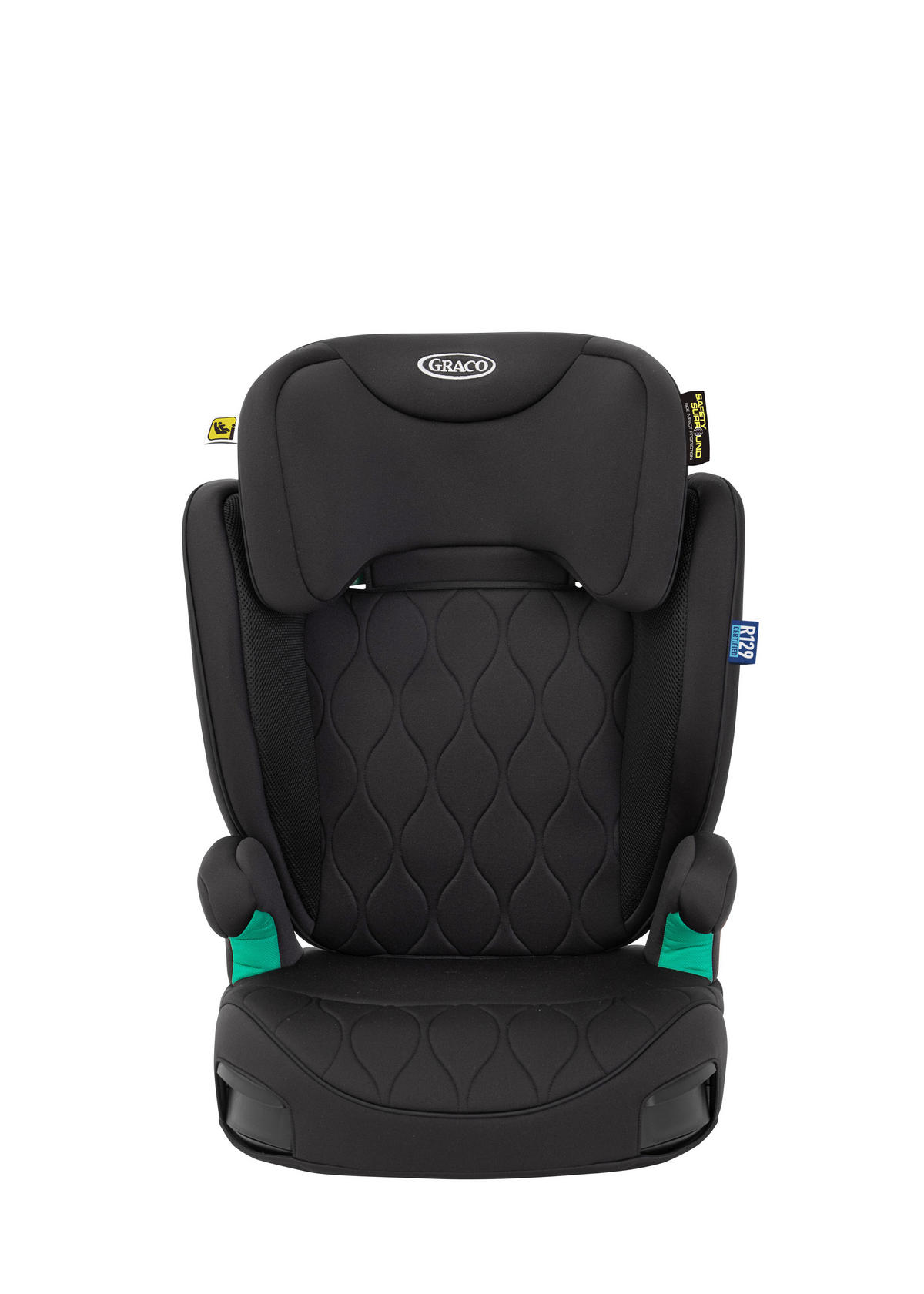 KINDERAUTOSITZ Affix R129  - Schwarz, Basics, Kunststoff/Textil (39/46,3/64,5-85,5cm) - Graco