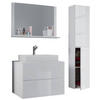BADEZIMMER 4-teilig  in  - Weiss, Modern, Glas/Keramik (94cm) - MID.YOU