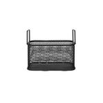 AUFBEWAHRUNGSKÖRBCHEN    19,5/12,5/15,5 cm  - Schwarz, Basics, Metall (19,5/12,5/15,5cm) - Ambia Home