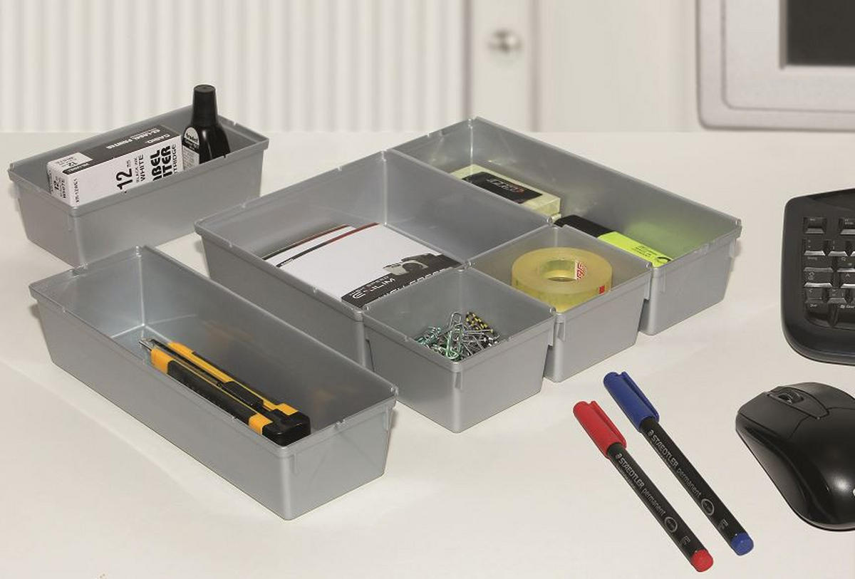 ORGANIZATOR ZA LADICU  - Basics, plastika (23/8/5cm)