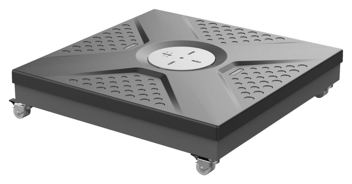 SCHIRMSTÄNDER inkl. Abdeckung Anthrazit, Grau  - Anthrazit/Grau, Basics, Kunststoff/Metall (88/20/88cm) - Doppler