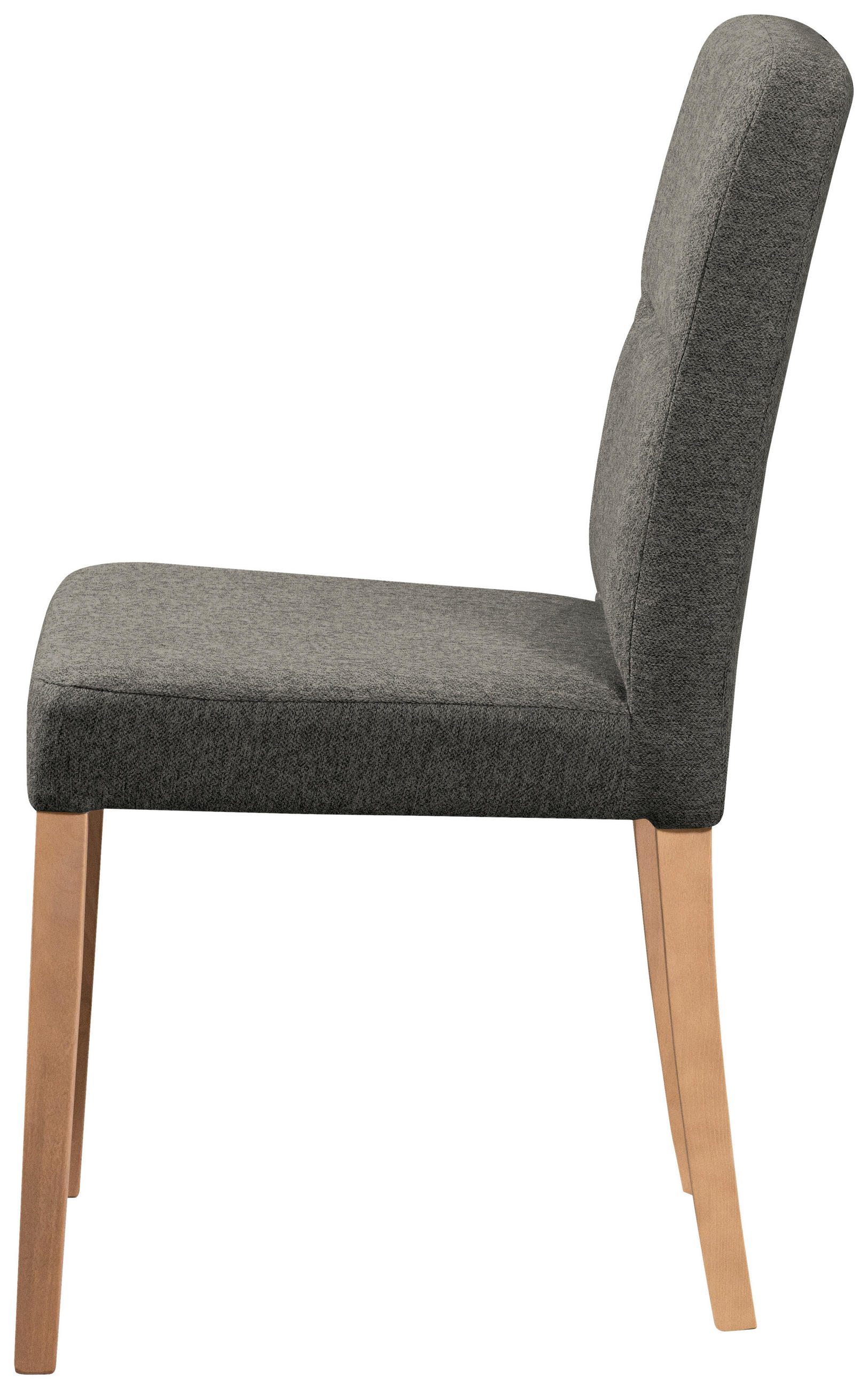 STUHL - Eichefarben/Anthrazit, KONVENTIONELL, Holz/Textil (43/91/58cm)