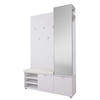 GARDEROBE 120/201/38 cm  - Weiss, Design, Holzwerkstoff (120/201/38cm) - Livetastic