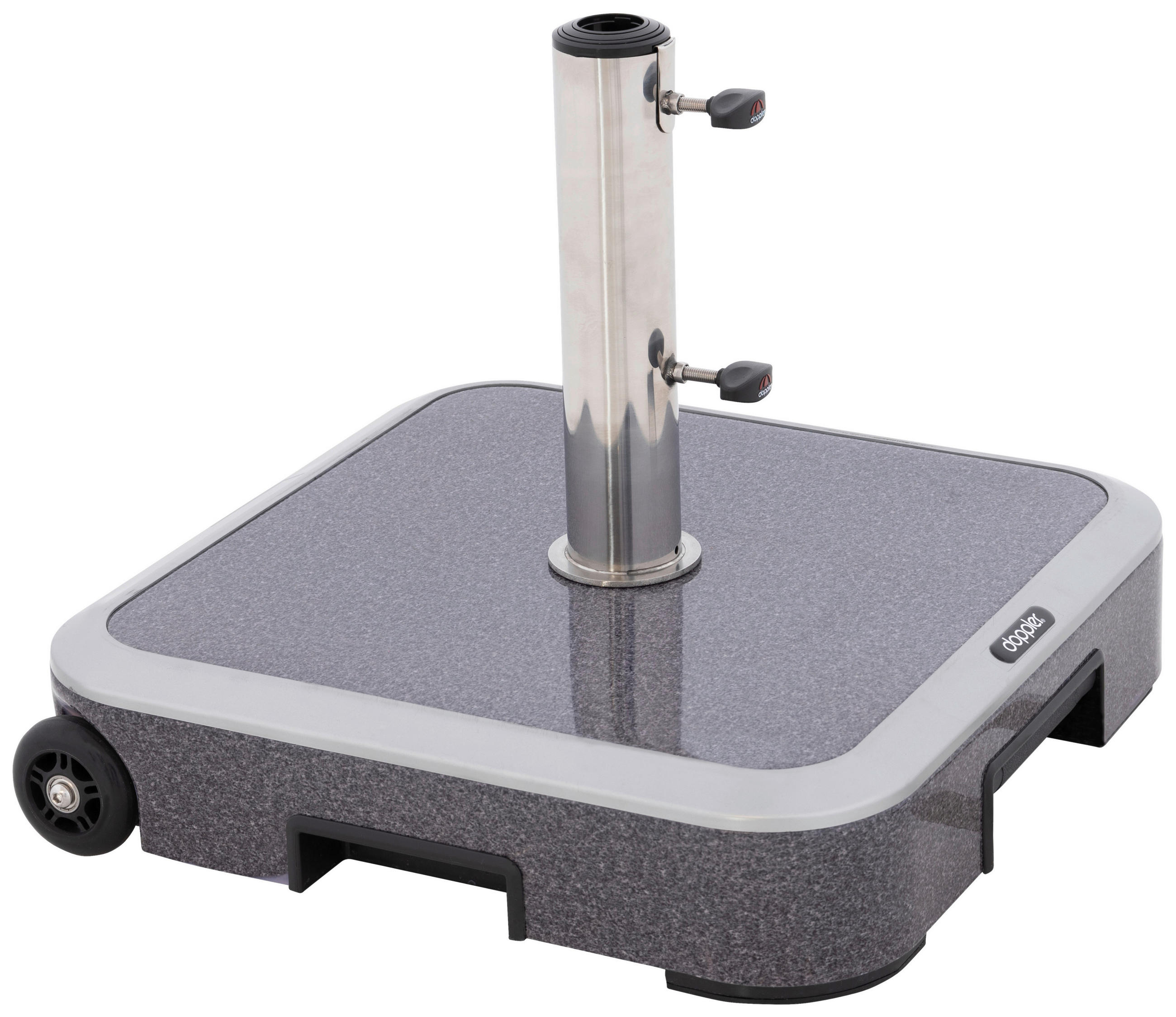 SONNENSCHIRMSTÄNDER Grau  - Grau, KONVENTIONELL, Stein/Metall (56/46/56cm) - Doppler