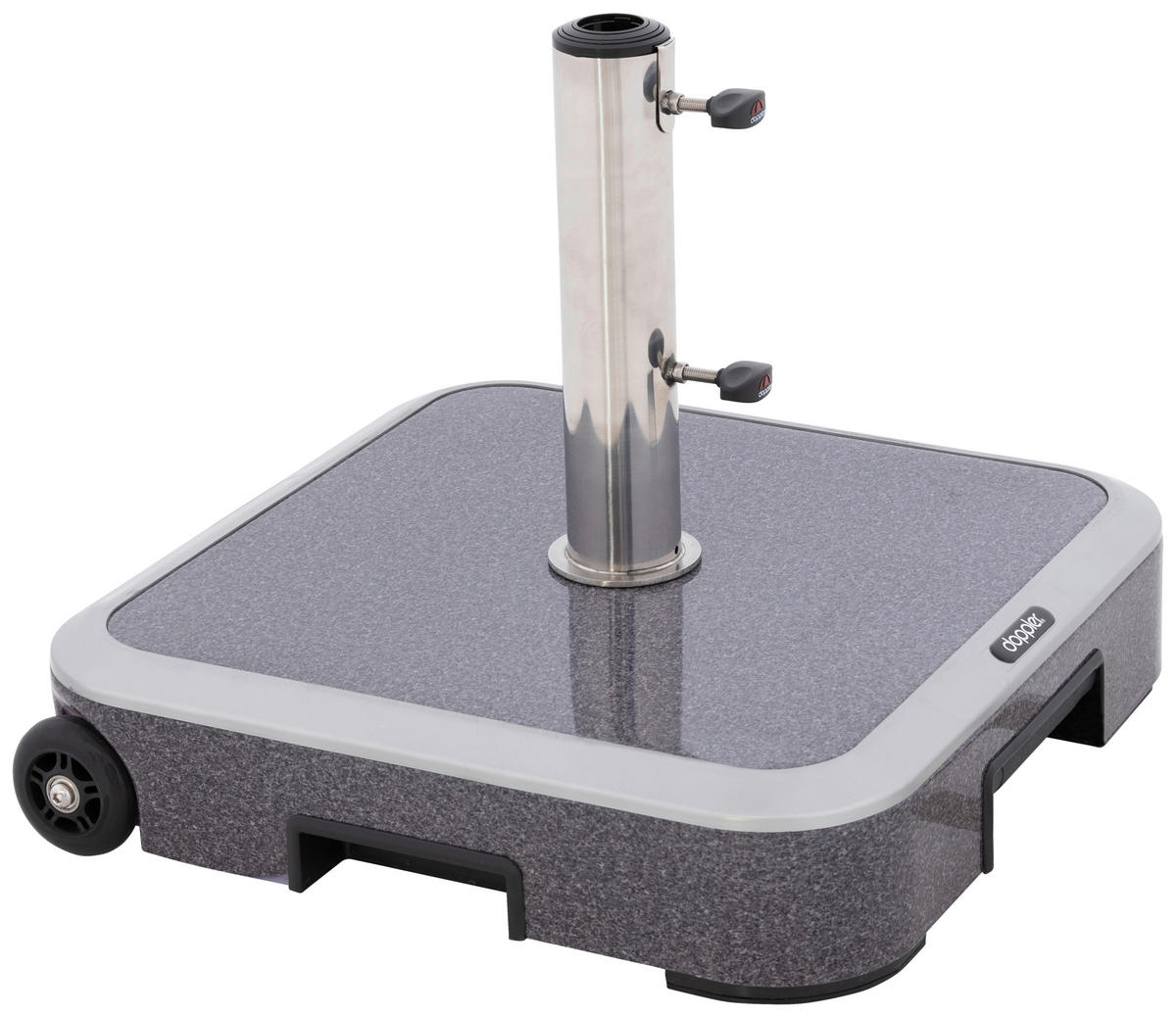 SONNENSCHIRMSTÄNDER Grau  - Grau, KONVENTIONELL, Stein/Metall (56/46/56cm) - Doppler