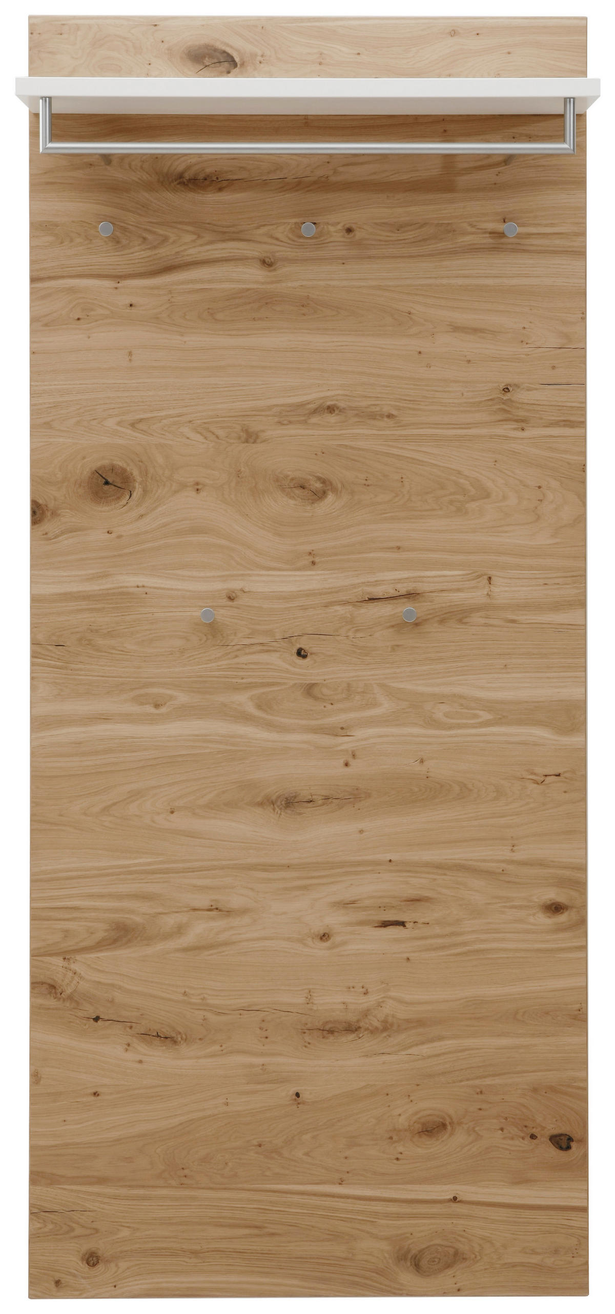 GARDEROBENPANEEL  in 80/183/27 cm  - Eichefarben/Weiß, Design, Holz/Holzwerkstoff (80/183/27cm) - Dieter Knoll