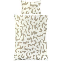 BETTWÄSCHESET Satin 160/210 cm  70 cm/50 cm  - Weiss/Champagner, Basics, Textil (160/210cm) - Ambiente