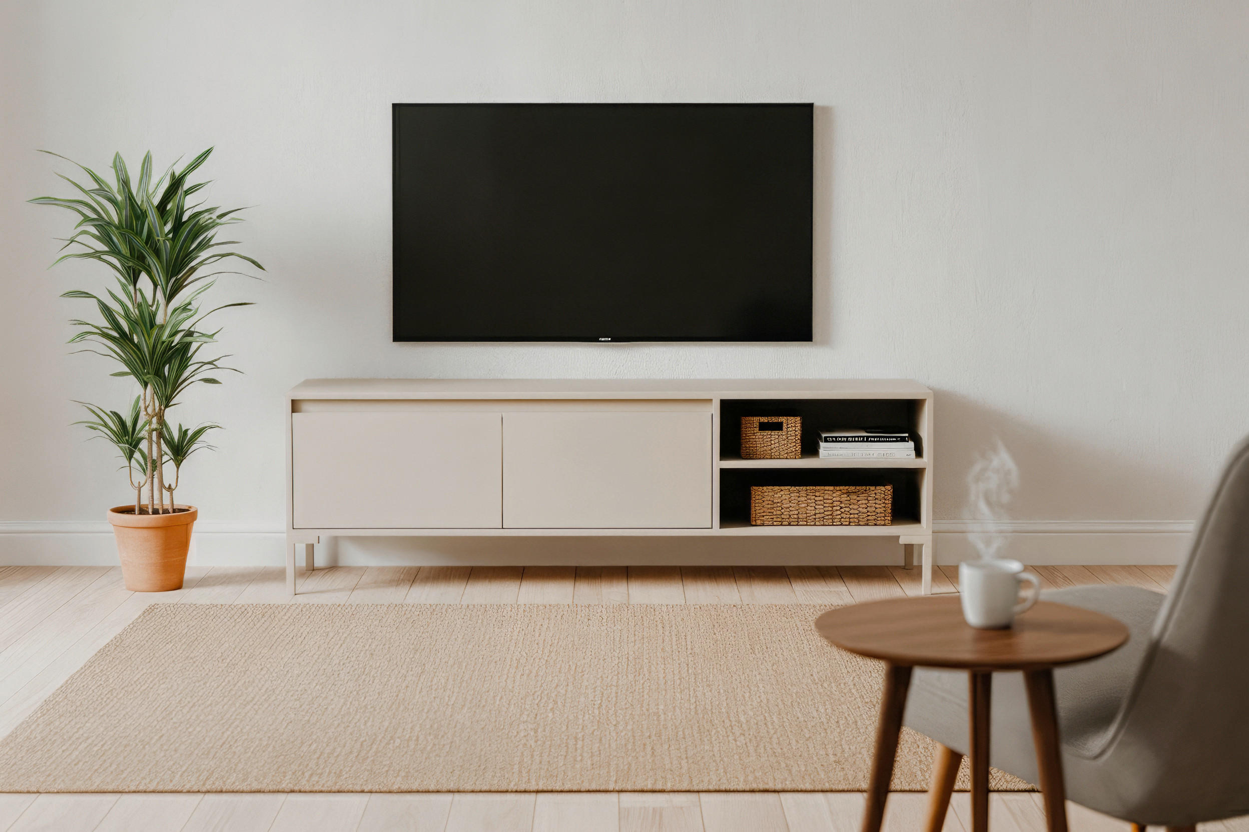 TV-ELEMENT  - Kaschmir, Design, Holzwerkstoff/Metall (150/49/40cm) - MID.YOU