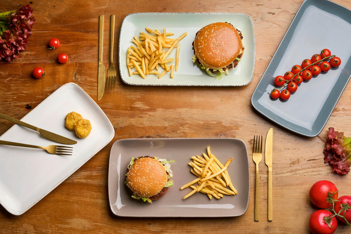 SERVIERPLATTEN-SET  - Basics (35,5/2,5/20cm) - Van Well