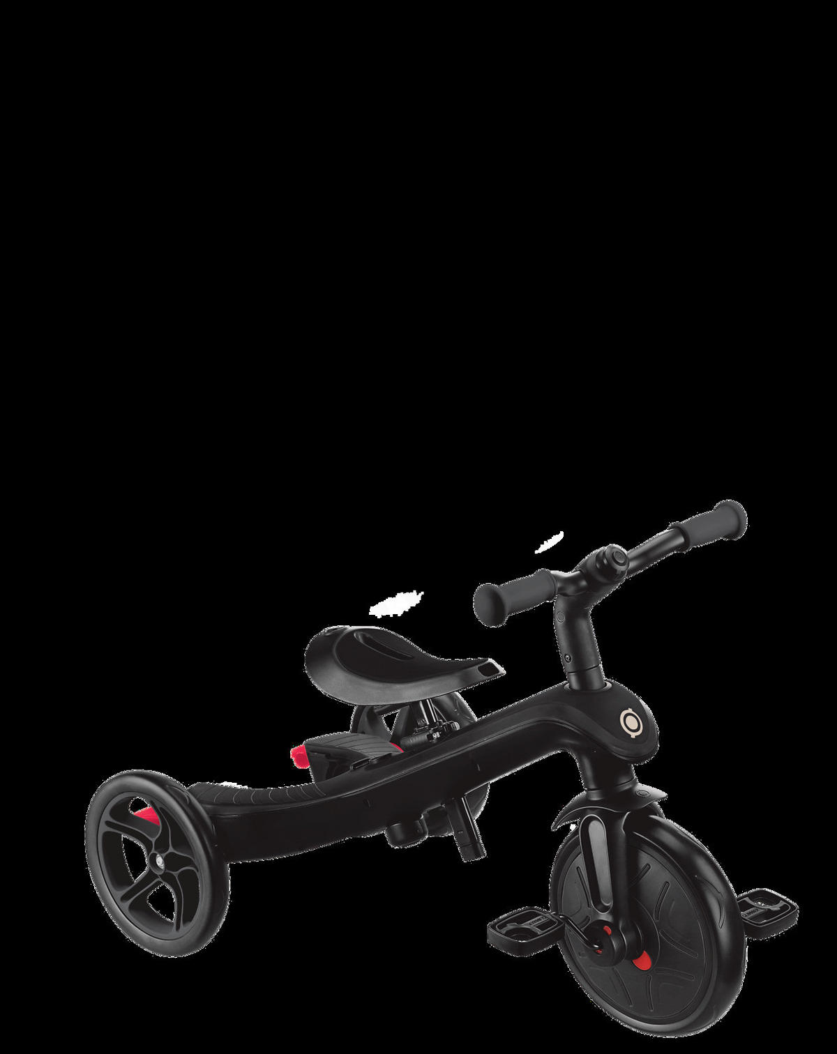 DREIRAD EXPLORER TRIKE 4in1  - Schwarz, Basics, Kunststoff (95/47/97,5cm) - GLOBBER
