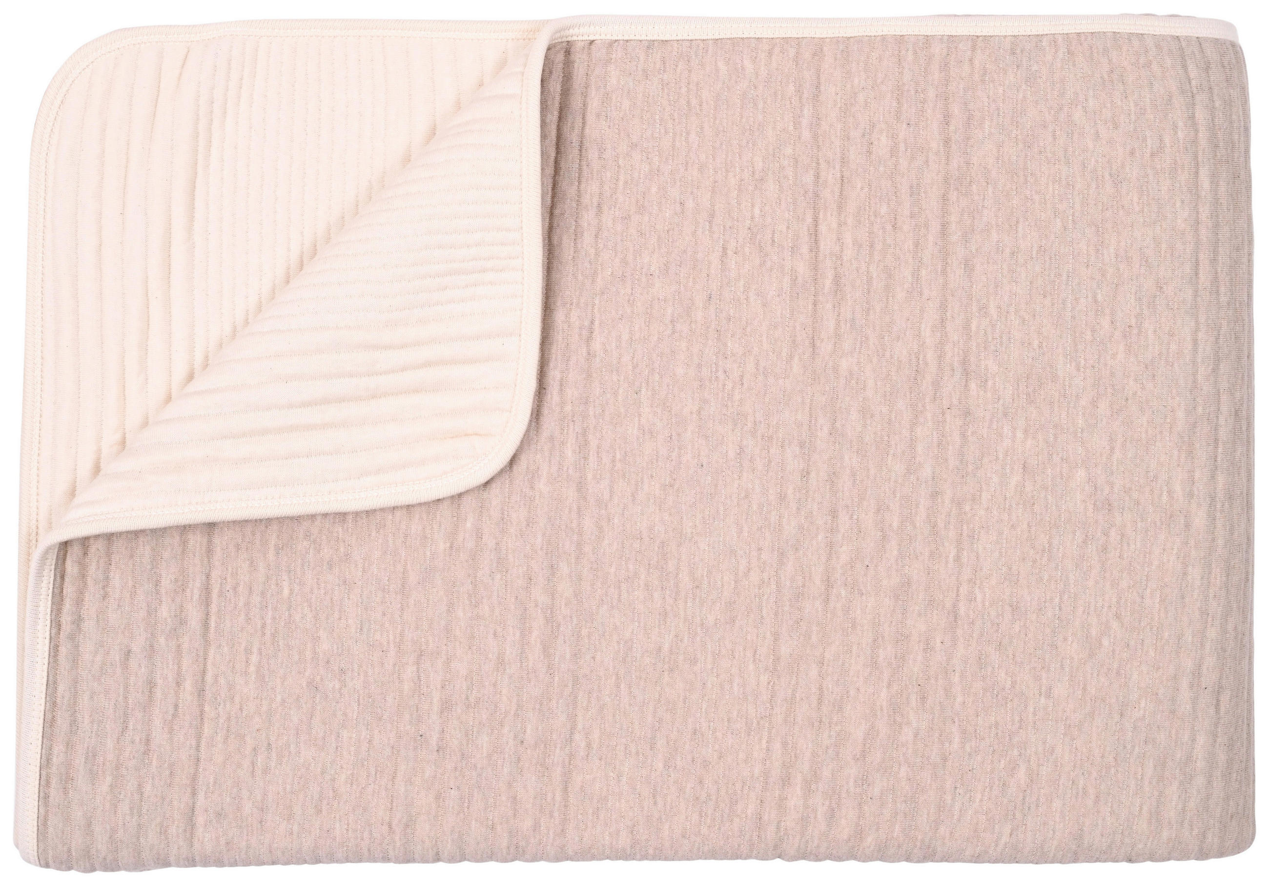 PŘEHOZ NA POSTEL, bavlna,  - béžová, textil (220/240cm) - Novel