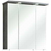 SPIEGELSCHRANK 65/72/20 cm  - Chromfarben/Grau, Design, Glas/Holzwerkstoff (65/72/20cm) - Xora