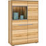 VITRINE Kernbuche massiv Buchefarben - Buchefarben, LIFESTYLE, Glas/Holz (102/152/42cm) - Carryhome