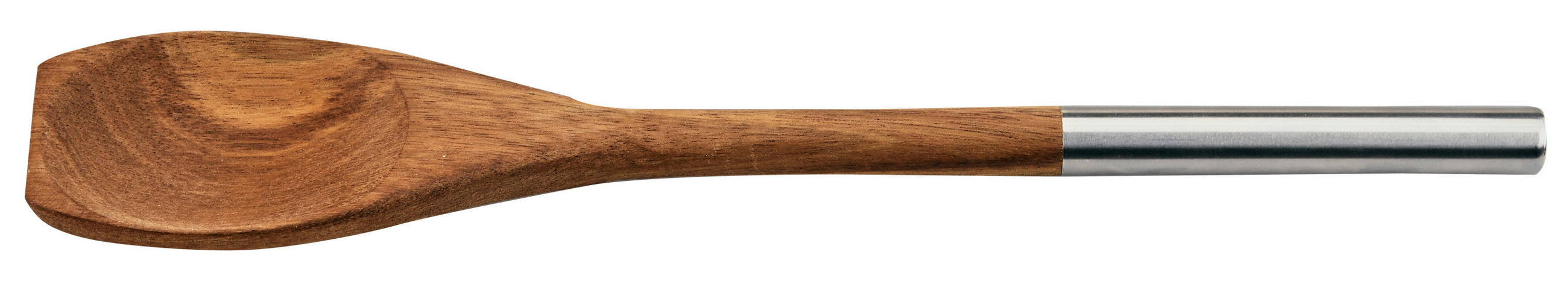 KUHALNICA          30 cm           - barve nerjavečega jekla/barve akacije, Basics, kovina/les (30cm) - Kesper