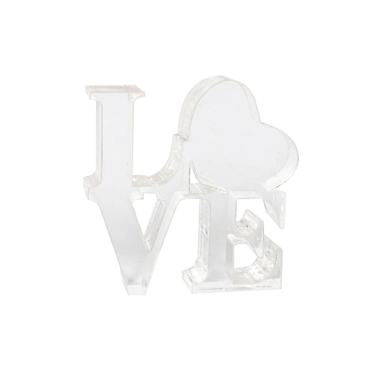 DEKOSCHRIFTZUG  - Klar, Basics, Kunststoff (15cm) - Ambia Home