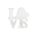 DEKOSCHRIFTZUG  - Klar, Basics, Kunststoff (15cm) - Ambia Home