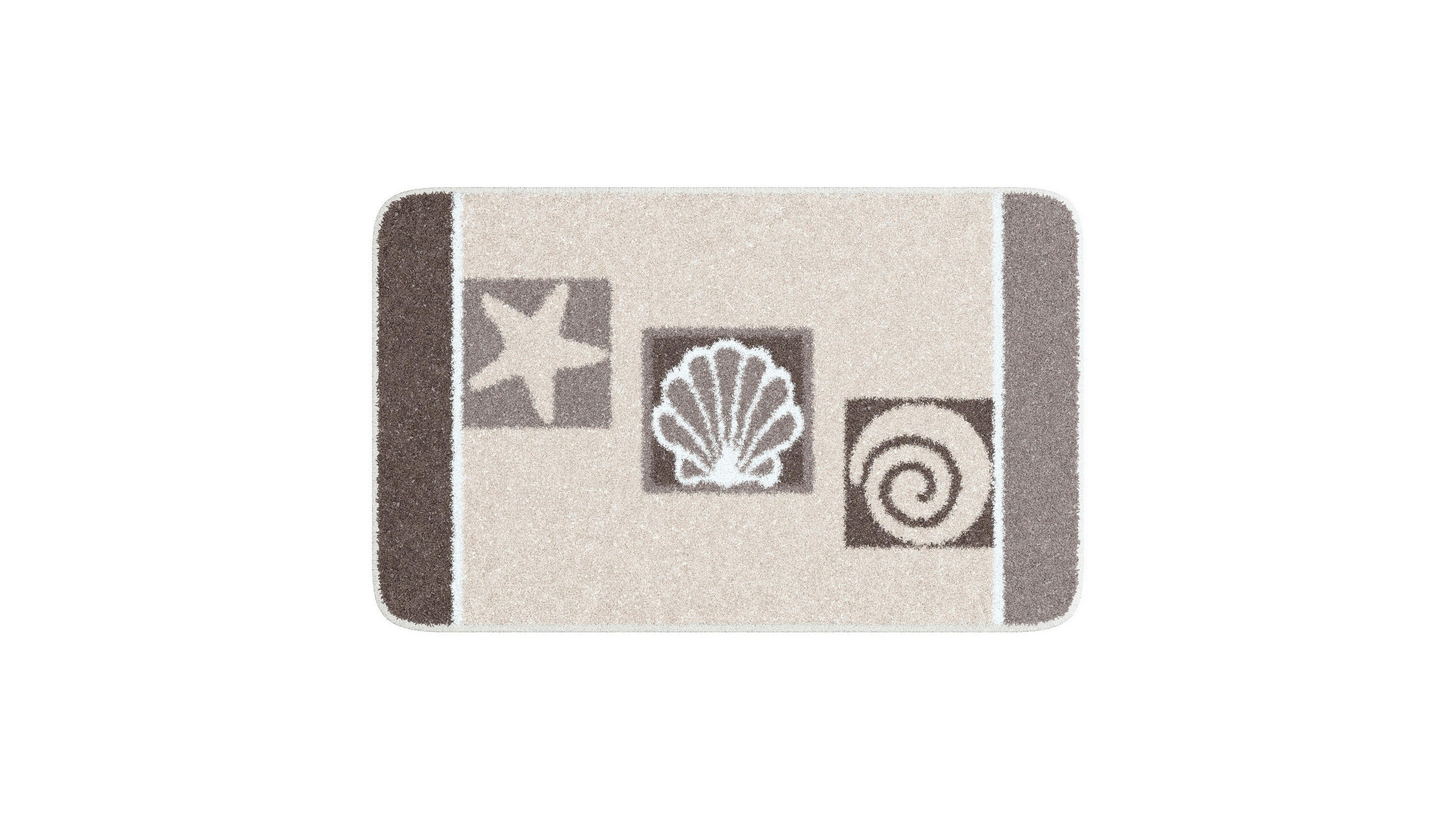 KOUPELNOVÁ PŘEDLOŽKA,  - šedohnědá, Basics, textil/plast (50/80cm) - Grund