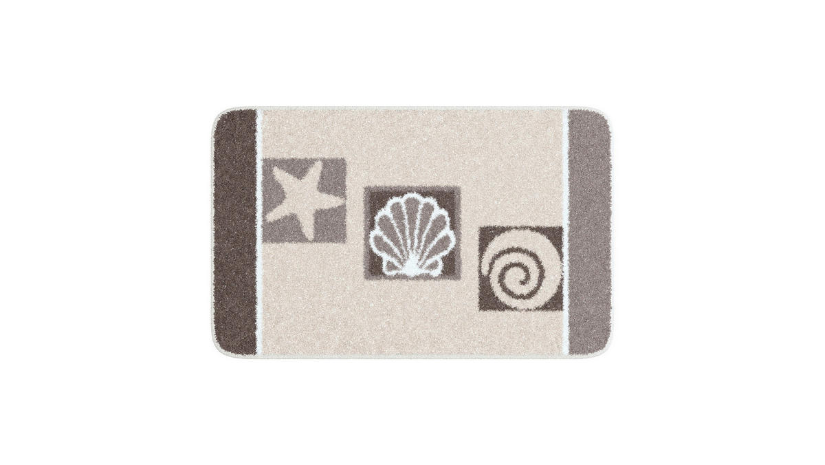 KOUPELNOVÁ PŘEDLOŽKA,  - šedohnědá, Basics, textil/plast (50/80cm) - Grund