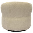 SESSEL in Webstoff Naturfarben  - Schwarz/Naturfarben, Design, Holz/Kunststoff (78/73/75cm) - Carryhome