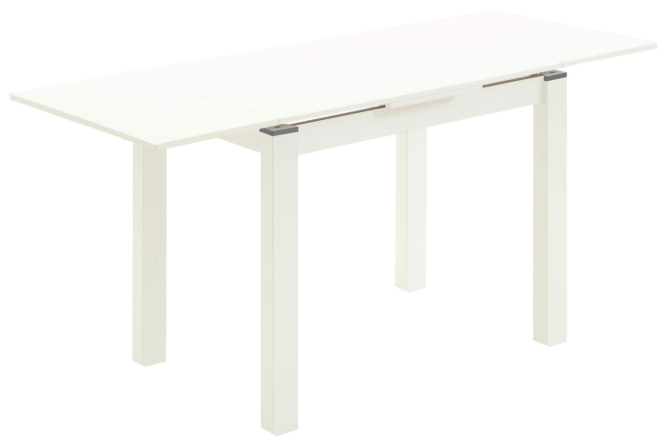 ESSTISCH Weiß rechteckig  ausziehbar, Variantenauswahl  - Weiß, KONVENTIONELL, Holzwerkstoff (90-150/60/76cm) - Valdera
