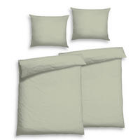 BETTWÄSCHE 4-teilig Satin 140/200 cm  - Hellgrün, Basics, Textil (140/200cm) - Florella
