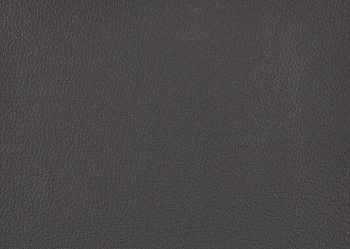 WOHNLANDSCHAFT  in Echtleder Dunkelgrau  - Dunkelgrau/Alufarben, KONVENTIONELL, Leder/Metall (165/329/239cm) - Beldomo Premium