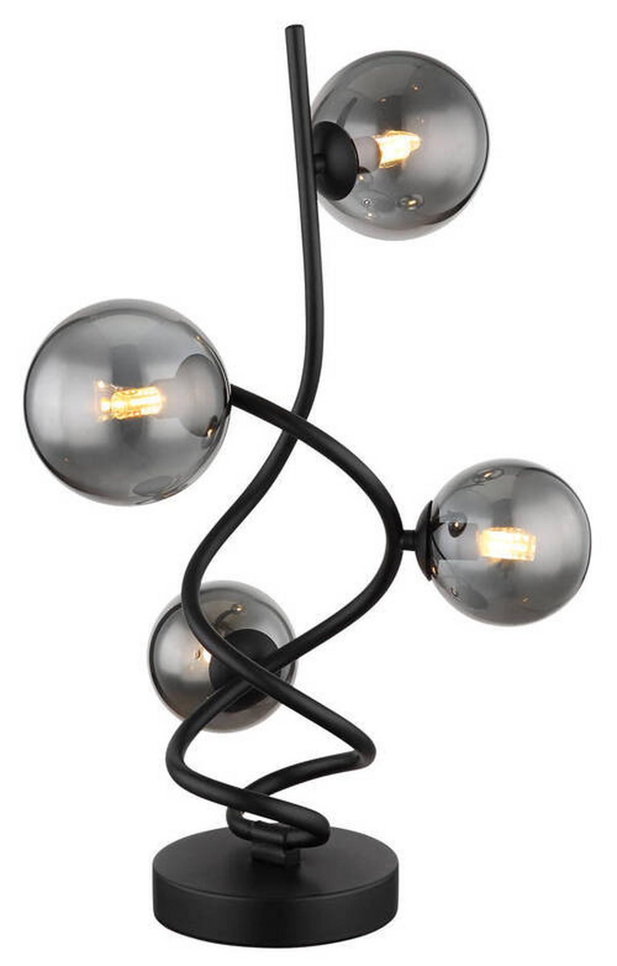 NAMIZNA LED-SVETILKA        15/52 cm       - črna, Design, kovina/umetna masa (15/52cm) - Globo