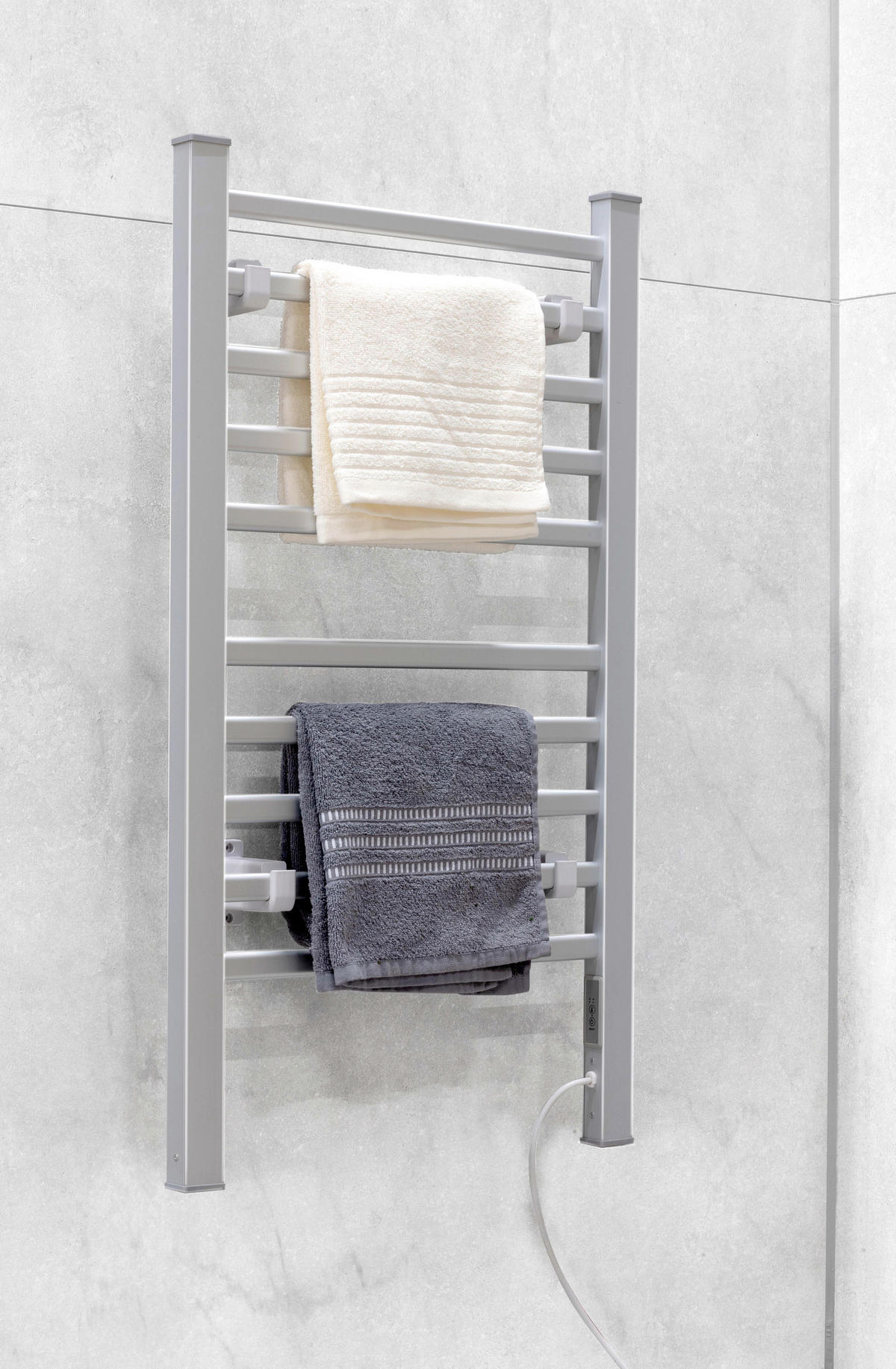 HANDTUCHTROCKNER Hellgrau  - Hellgrau, Basics, Metall (54/4,5/94cm) - Dirt Devil