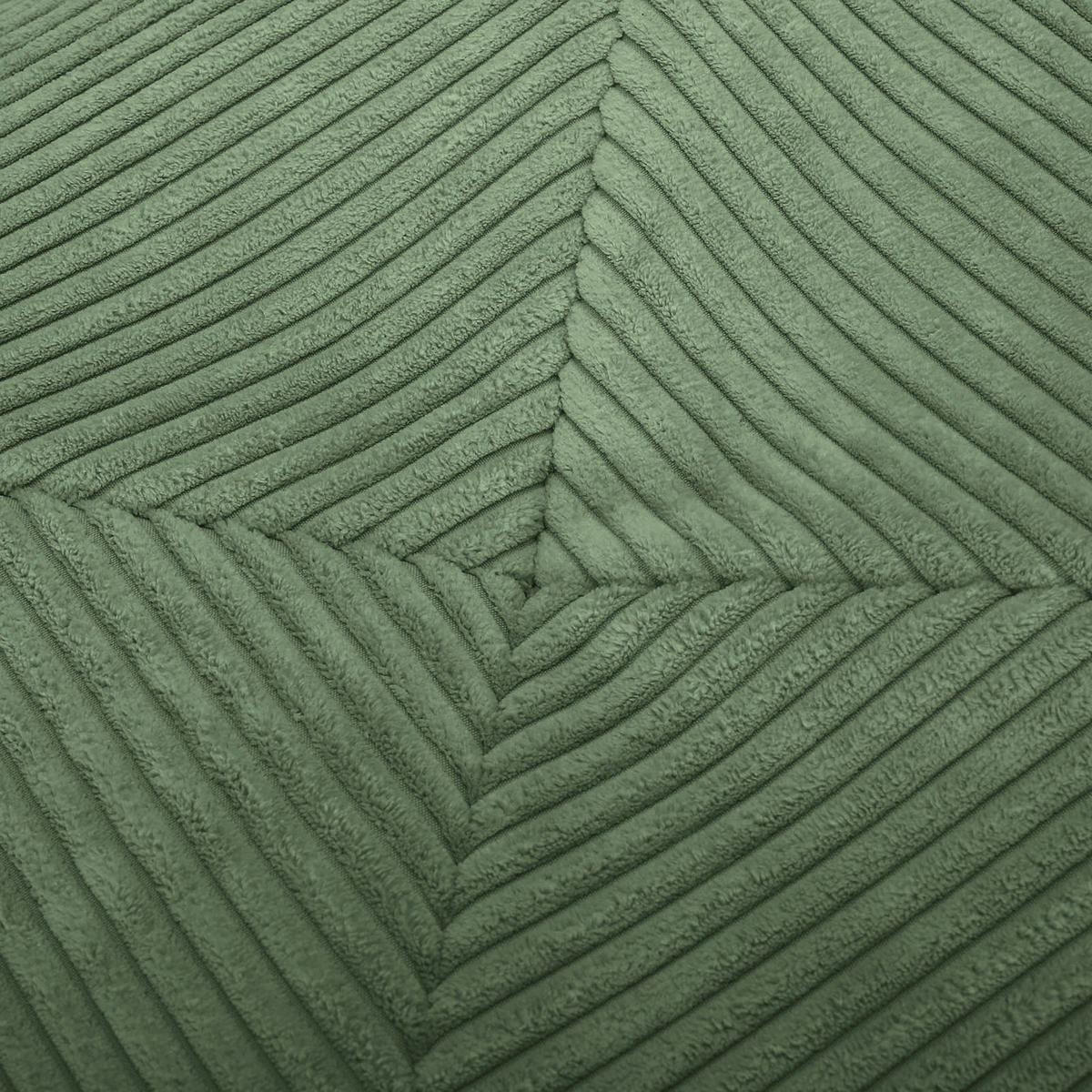 HOCKER in Textil Olivgrün  - Olivgrün, KONVENTIONELL, Textil (65/45/65cm) - MID.YOU