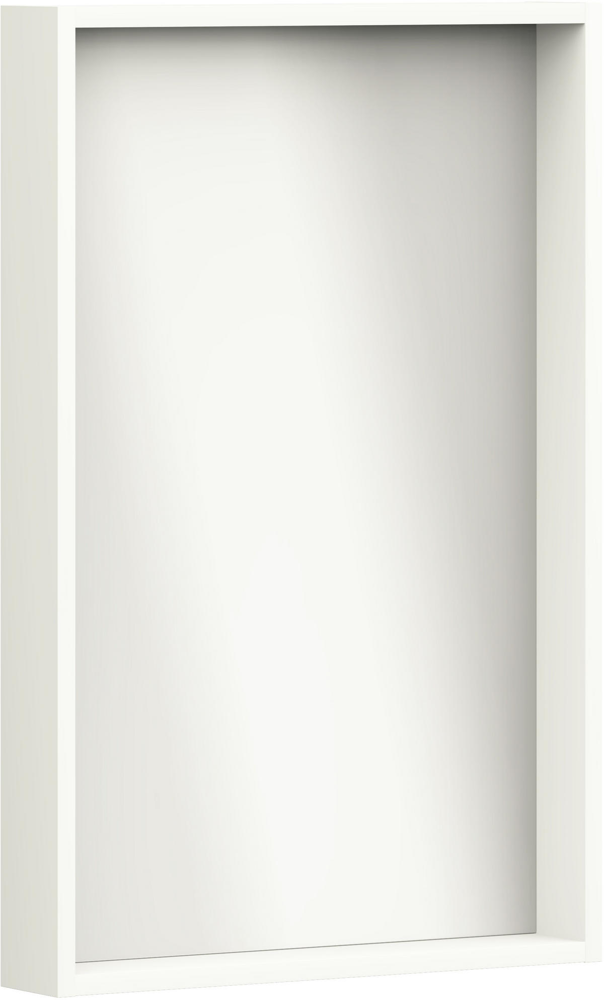 SPIEGEL 90/60/10 cm  - Weiss, Basics, Glas/Holzwerkstoff (90/60/10cm) - Cantus