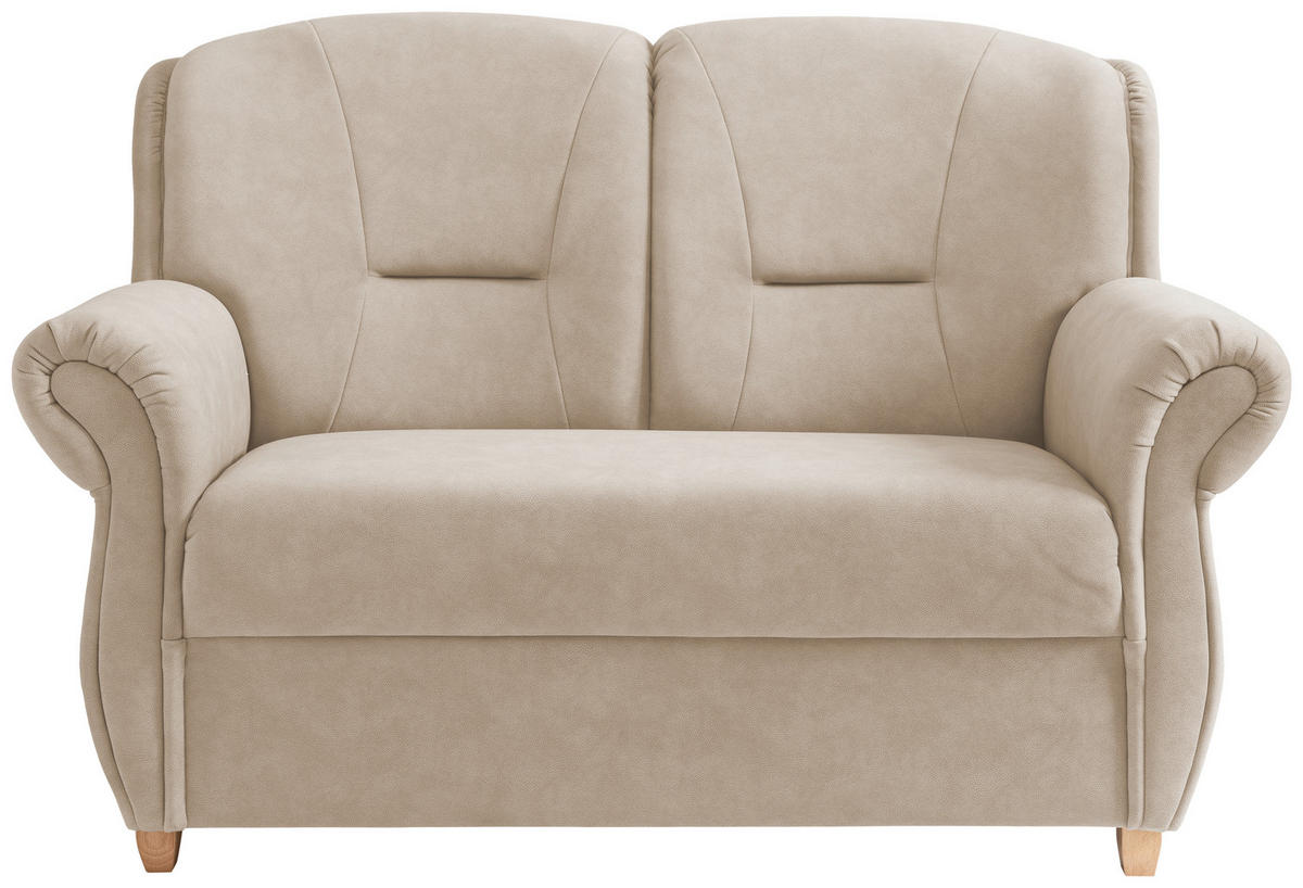 2-SITZER-SOFA SAPI in Mikrofaser Naturfarben  - Wildeiche/Naturfarben, KONVENTIONELL, Holz/Textil (152/100/88cm) - Livetastic