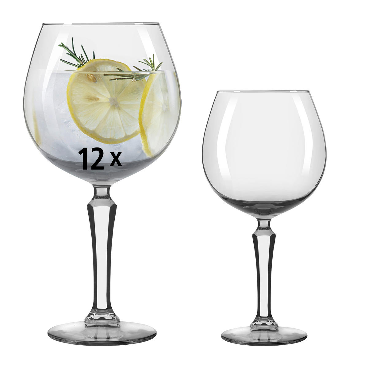 GLÄSERSET SPEAKEASY  12-teilig  - Klar, Basics, Glas (8/16cm)
