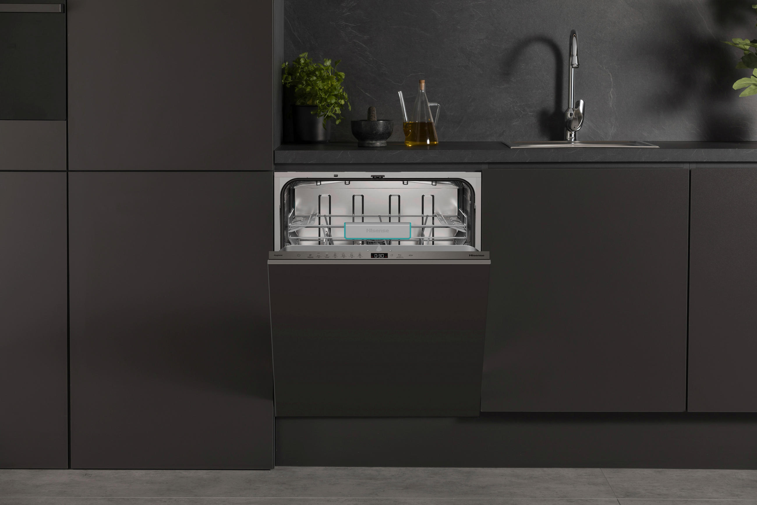 GESCHIRRSPÜLER HV642C65  - Edelstahlfarben, Basics, Metall (64/88/66,5cm) - Hisense