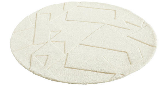 WOLLTEPPICH 120 cm Weiß rechteckig  - Weiß, Design, Textil (120cm) - Linea Natura